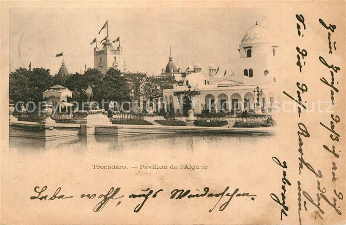 Exposition Universelle Paris 1900 Trocadero Pavillon de l'Algerie