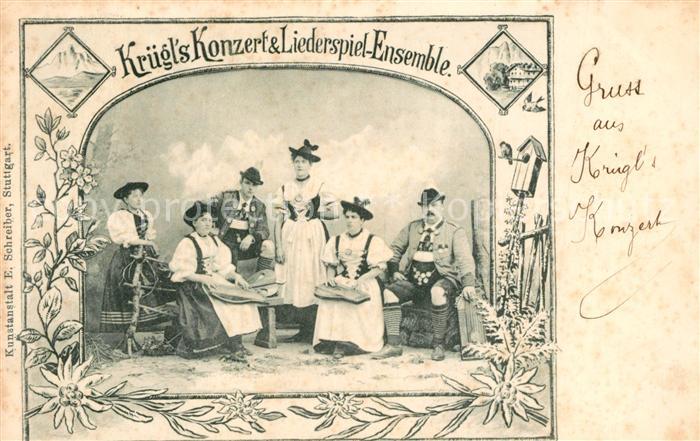 Unterhaltung Kr?gl's Konzert und Liederspiel-Ensemble