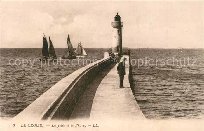 Leuchtturm Lighthouse Le Croisic Jetee Phare