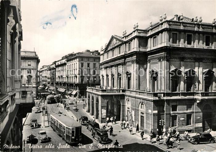Strassenbahn Milano Teatro alla Scala Via S. Margher
