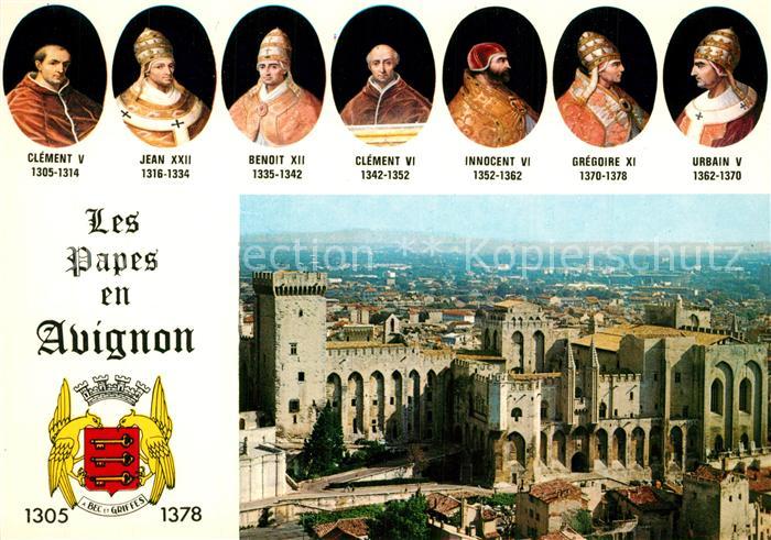Papst Avignon Clement V Jean XXII Benoit XII