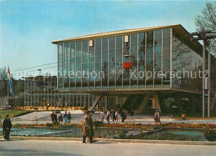 Exposition Universelle Bruxelles 1958 Pavillon du Luxembourg