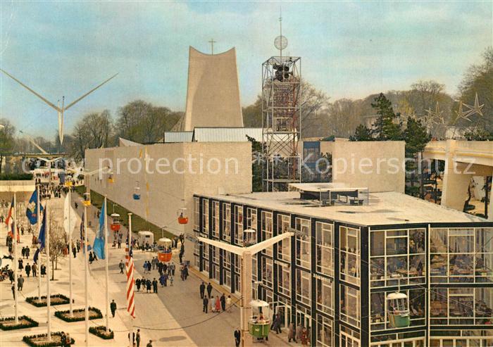 Exposition Universelle Bruxelles 1958 Civitas Dei Eglise Carillon Pavillons