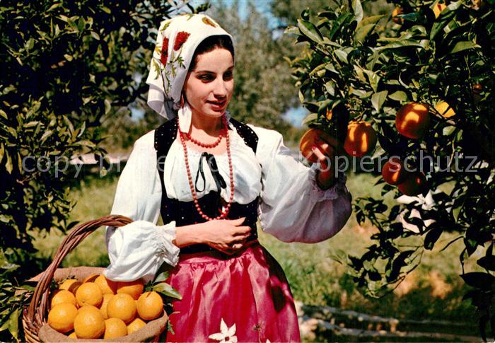 Trachten Italien Sicilia Aranci