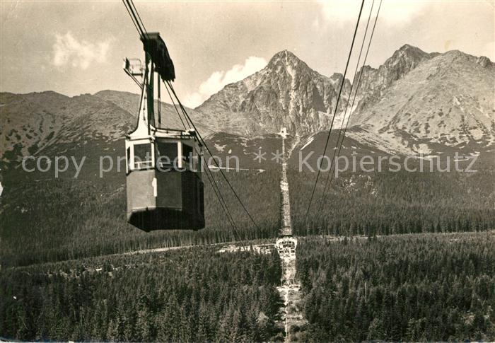 Seilbahn Tatransky Narodny Park Lanovka na Skalnate Pleso