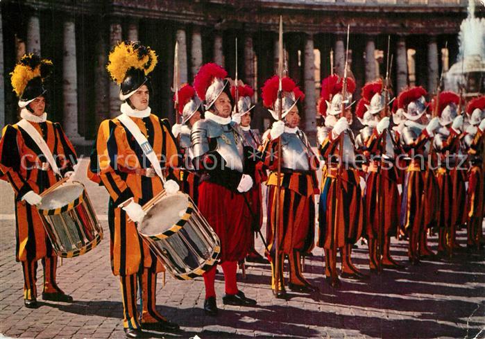 Schweizer Garde Citta del Vaticano Trommler