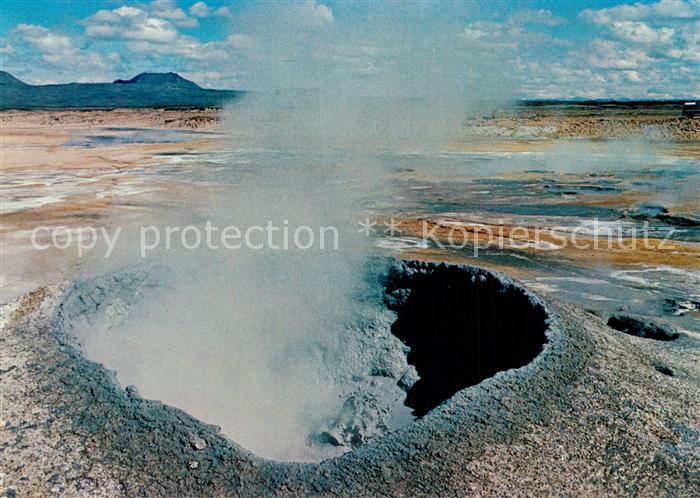 Geysire Vulcans Geysers Vulkane Namafjall Myvatns
