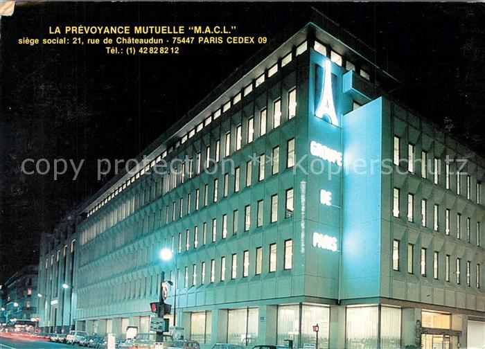 Paris La Prevoyance Mutuelle M A C L