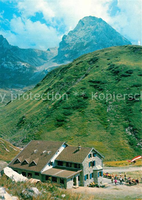 Ravensburgerhuette Spullersee Roggalspitze Lechtaler Alpen