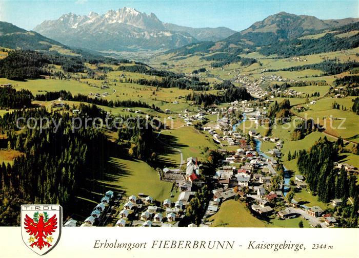 Fieberbrunn Tirol Fliegeraufnahme