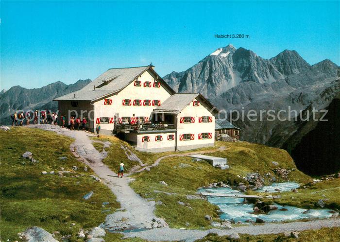 Regensburgerhuette oesterreich Panorama Habicht