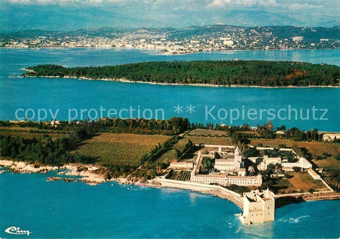 Cannes Alpes-Maritimes Fliegeraufnahme Abbaye Notre Dame de Lerins