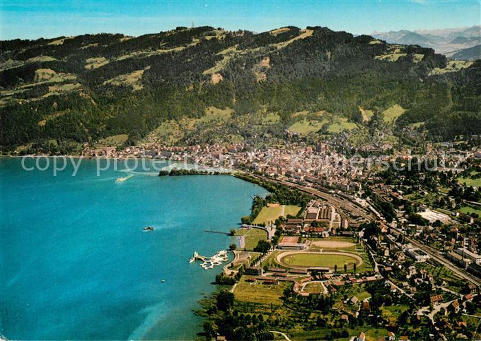 Bregenz Bodensee Fliegeraufnahme Pfaender
