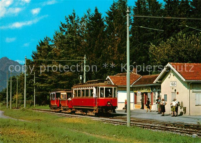 Igls Tirol Bahnhof Personenzug