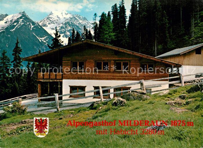 Neustift Stubaital Tirol Alpengasthof Milderaun Habicht
