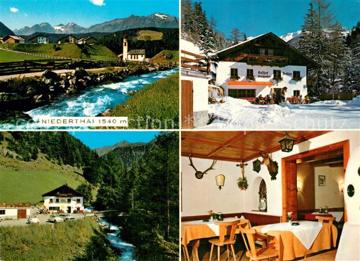 Niederthai Umhausen Tirol Berggasthof Pension Stuibenfall
