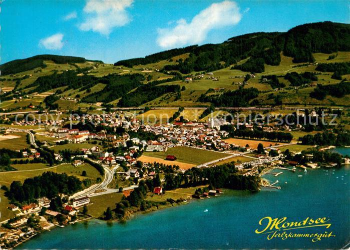 Mondsee Salzkammergut Fliegeraufnahme