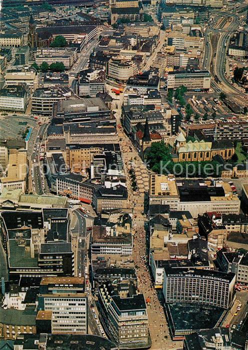 Essen Ruhr Innenstadt Fliegeraufnahme