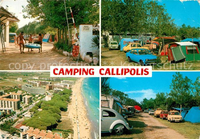 Salou Camping Callipolis Strand Hotels Fliegeraufnahme