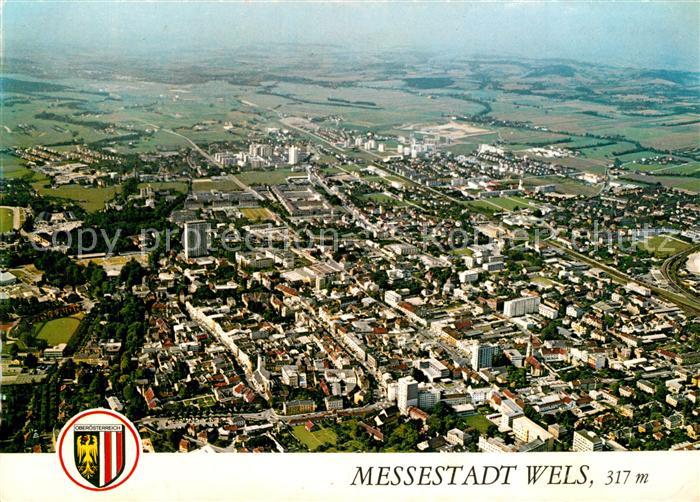 Wels Messestadt Fliegeraufnahme