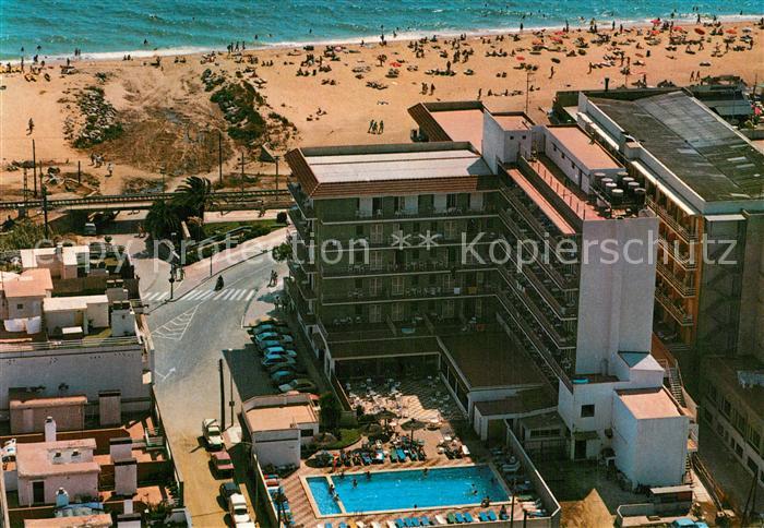 Malgrat de Mar Hotel Rosa Nautica Piscina Playa vista aérea