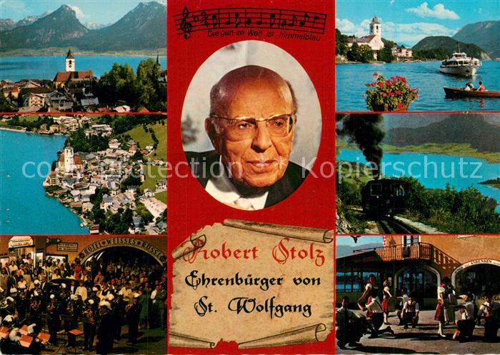 St Wolfgang Salzkammergut Teilansichten Panorama Wolfgangsee Portrait Prof. Robe