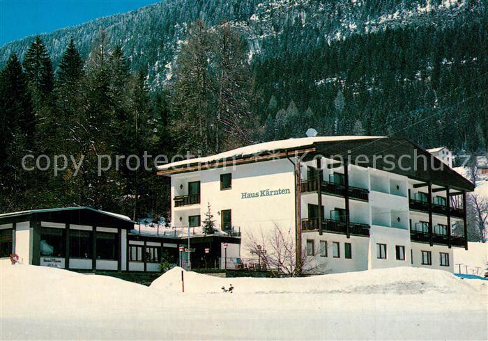 Bad Bleiberg Gasthof Pension Haus Kaernten Winterlandschaft
