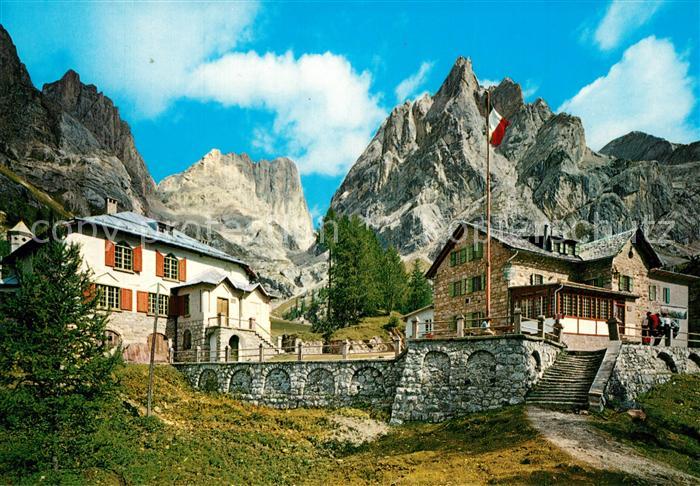 Rifugio Contrin Pic Vernel Marmolada Col Ombretta Dolomiti Berghuette Dolomiten