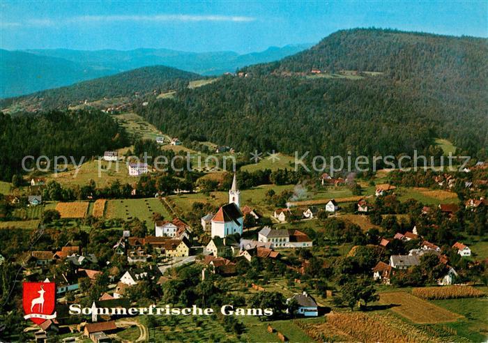 Gams Bad Sommerfrische Fliegeraufnahme
