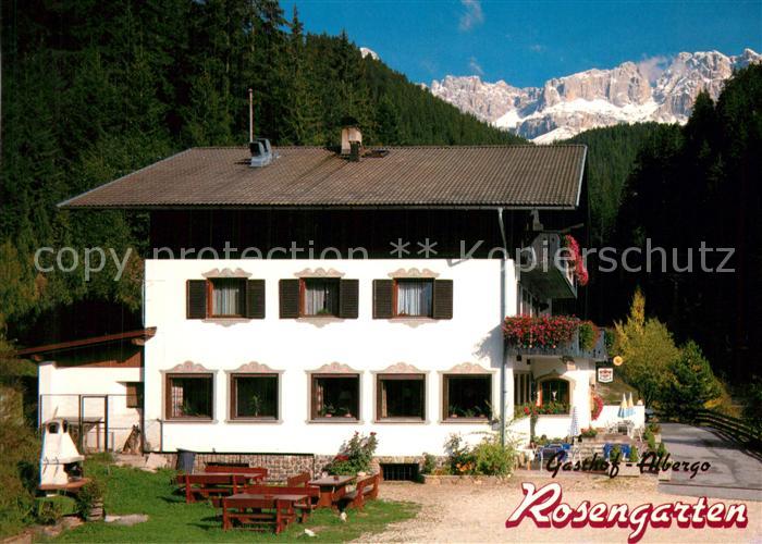Welschnofen Suedtirol Gasthof Albergo Rosengarten Dolomiten