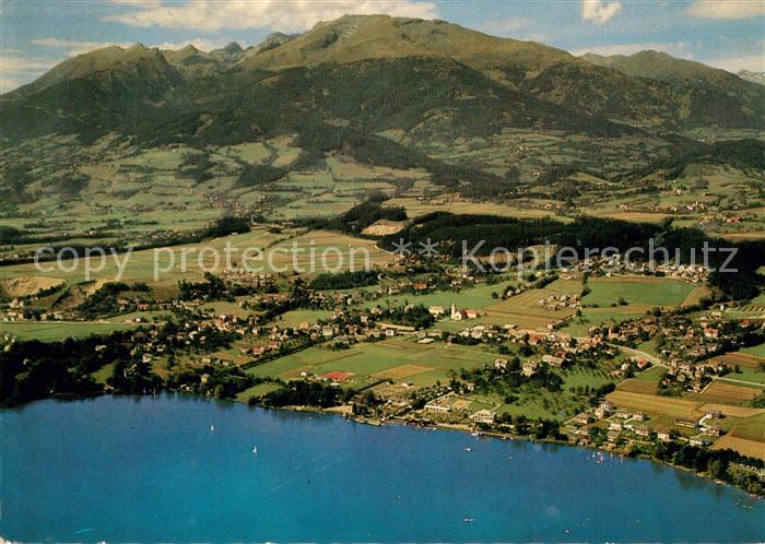 Seeboden Millstaettersee Fliegeraufnahme