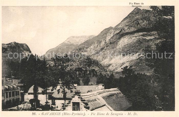 Gavarnie Hautes-Pyrenees Pic Blanc de Secugnia