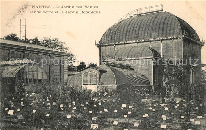 Nantes Loire Atlantique Jardin des Plantes Grande Serre Jardin