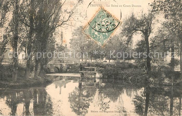 Troyes Aube Seine Cours Danton