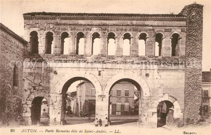 Autun Porte Romaine Saint Andre