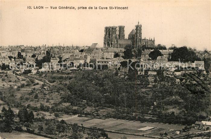Laon Aisne Panorama Cuve Saint Vincent
