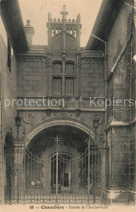 Chambery Savoie Entree de Archeveche