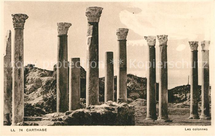Carthage Karthago Les colonnes