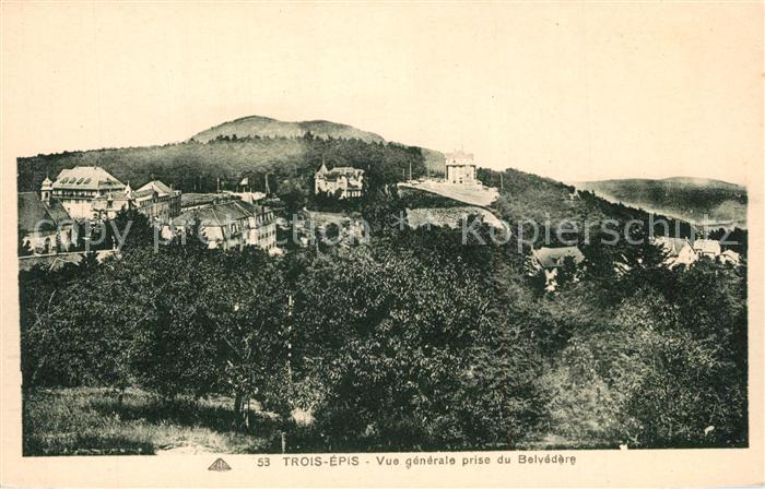 Trois Epis Haut Rhin Elsass Panorama Belvedere