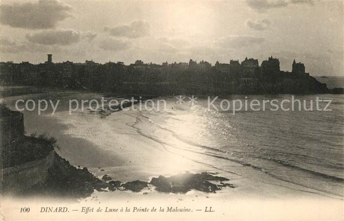 Dinard 35 Effet de Lune a la Pointe de la Malouine