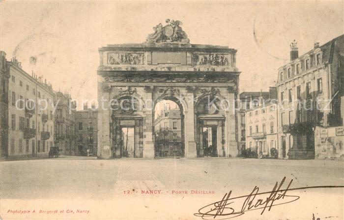 Nancy Lothringen Porte Desilles