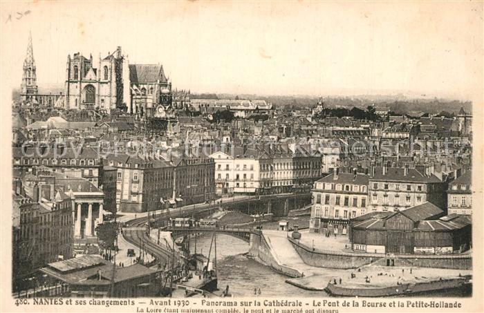 Nantes Loire Atlantique Panorama Cathedrale