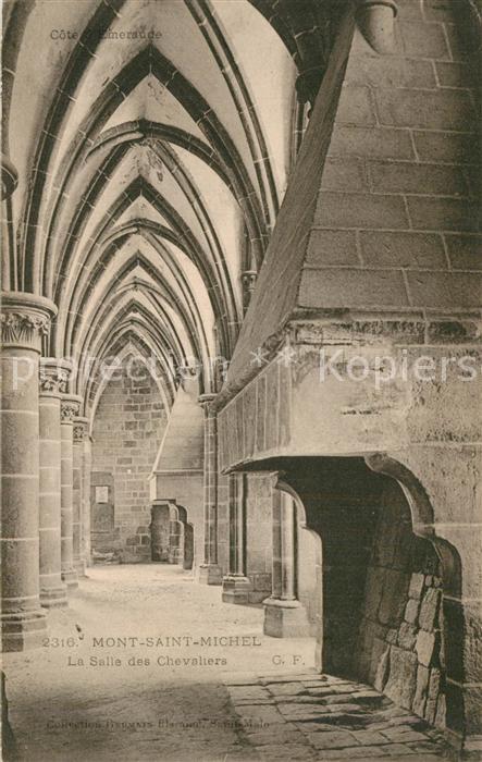 Mont-Saint-Michel Le Salle des Chevaliers