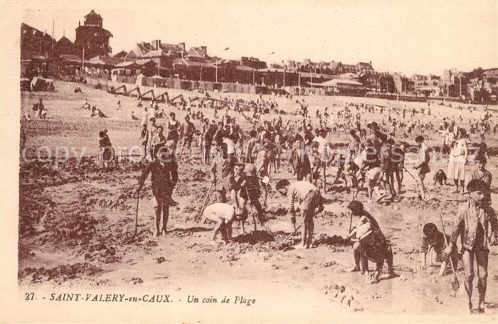 Saint-Valery-en-Caux Un coin de Plage