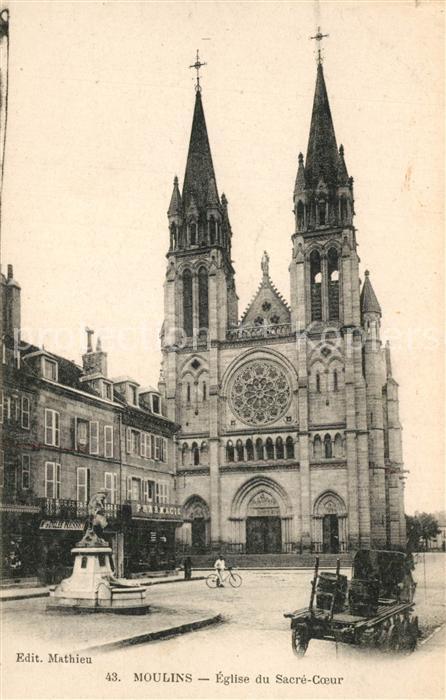Moulins Allier Eglise du Sacre Coeur