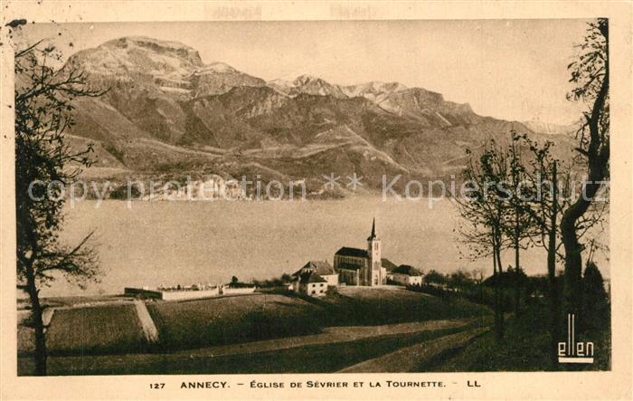 Annecy Haute-Savoie Eglise de Sevrier Tournette