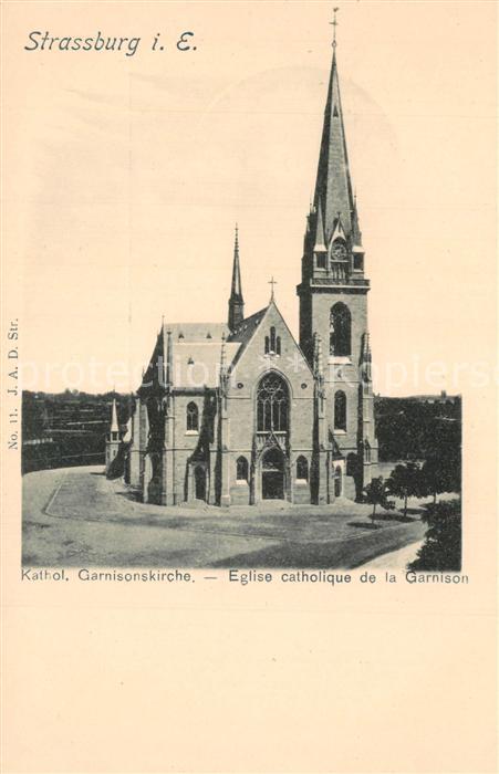 Strassburg Elsass Katholische Garnisonskirche