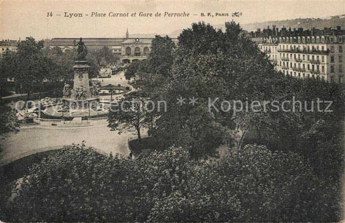 Lyon France Place Carnot Gare de Perrache