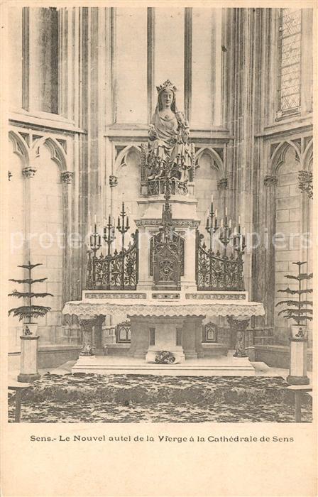 Sens 89 Nouvel Vierge Cathedrale