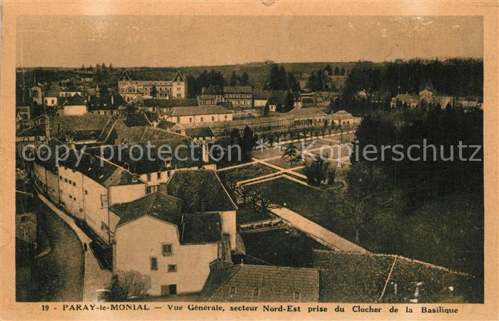 Paray-le-Monial Panorama Clocher de la Basilique
